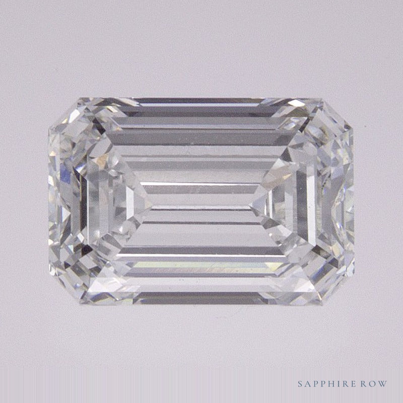 1.71 ct lab-grown diamond, emerald cut | Sapphire Row · cut7