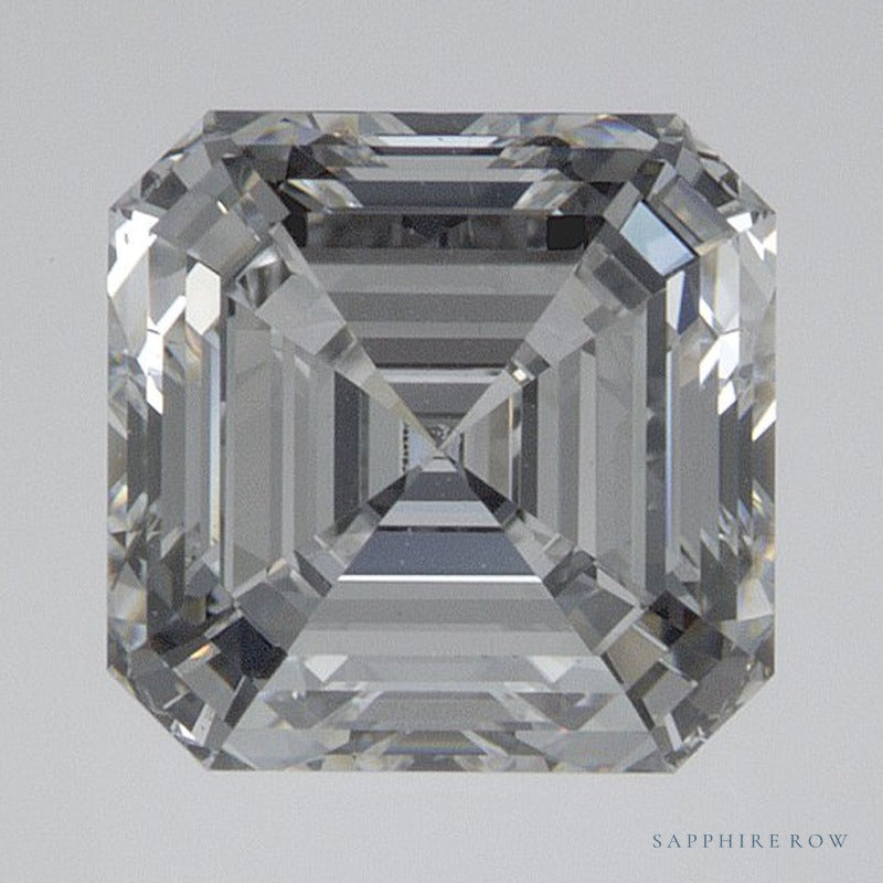 1.71 ct lab-grown diamond, asscher cut | Sapphire Row · cut6