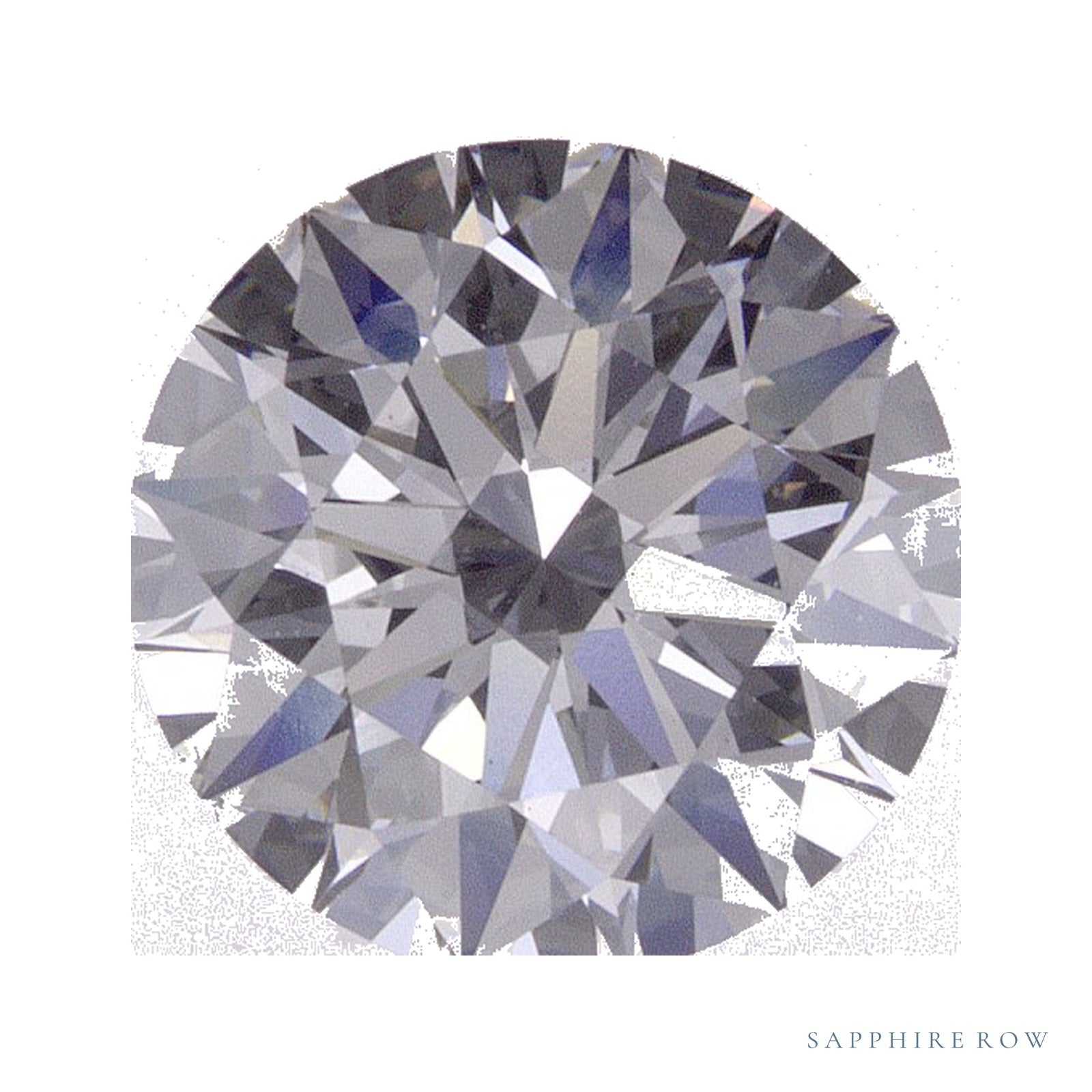 1.71 ct lab-grown diamond, round cut | Sapphire Row · cut4