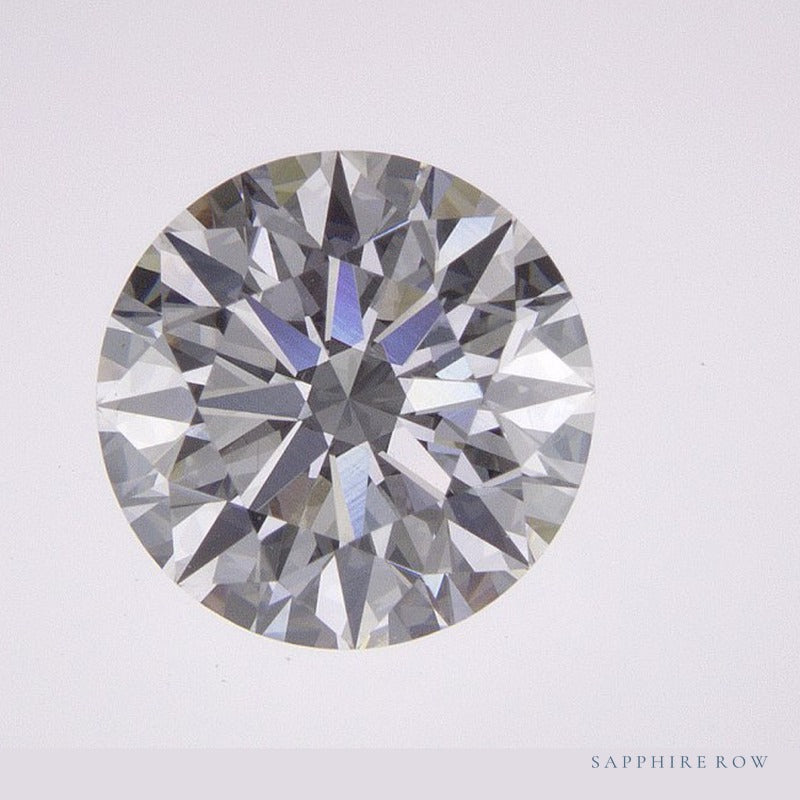 1.71 ct lab-grown diamond, round cut | Sapphire Row · cut6