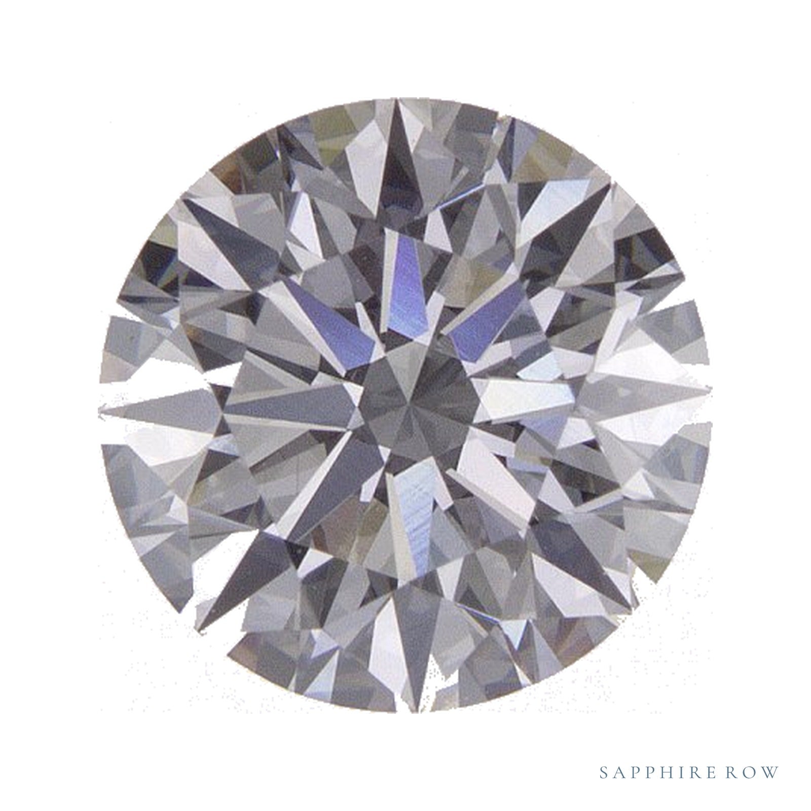 1.71 ct lab-grown diamond, round cut | Sapphire Row · cut4