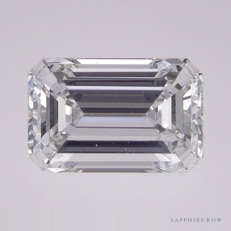 1.71 ct lab-grown diamond, emerald cut | Sapphire Row · cut7