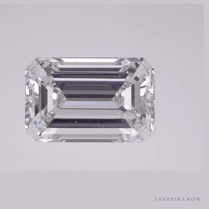 1.71 ct lab-grown diamond, emerald cut | Sapphire Row · cut6
