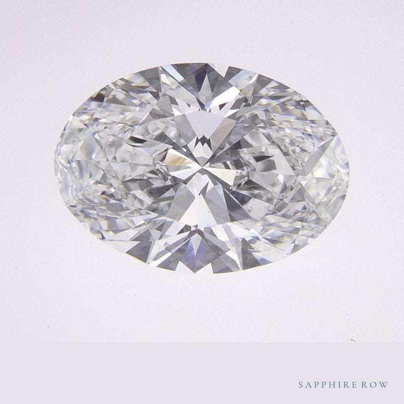1.71 ct lab-grown diamond, oval cut | Sapphire Row · cut6