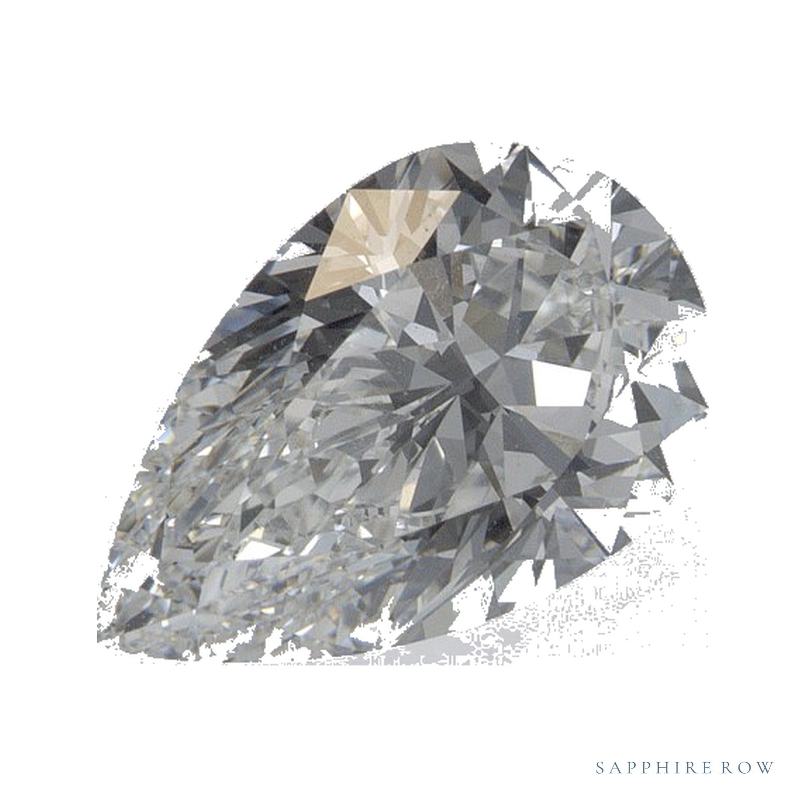 1.70 ct natural diamond, pear cut | Sapphire Row · cut4