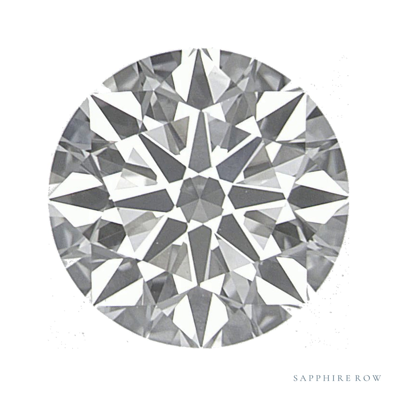 1.70 ct natural diamond, round cut | Sapphire Row · cut4