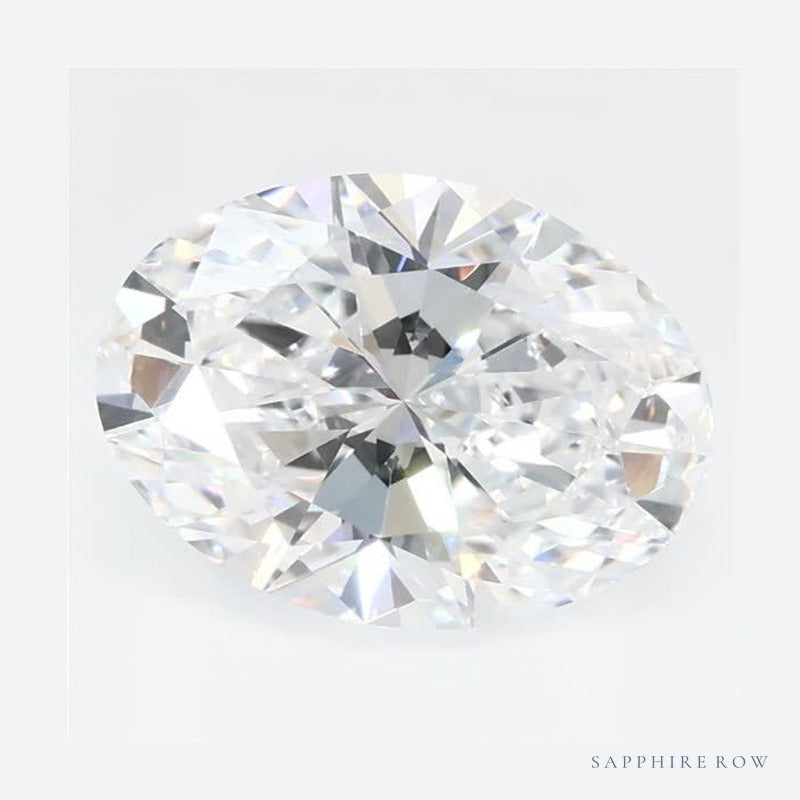 1.70 ct lab-grown diamond, oval cut | Sapphire Row · cut6