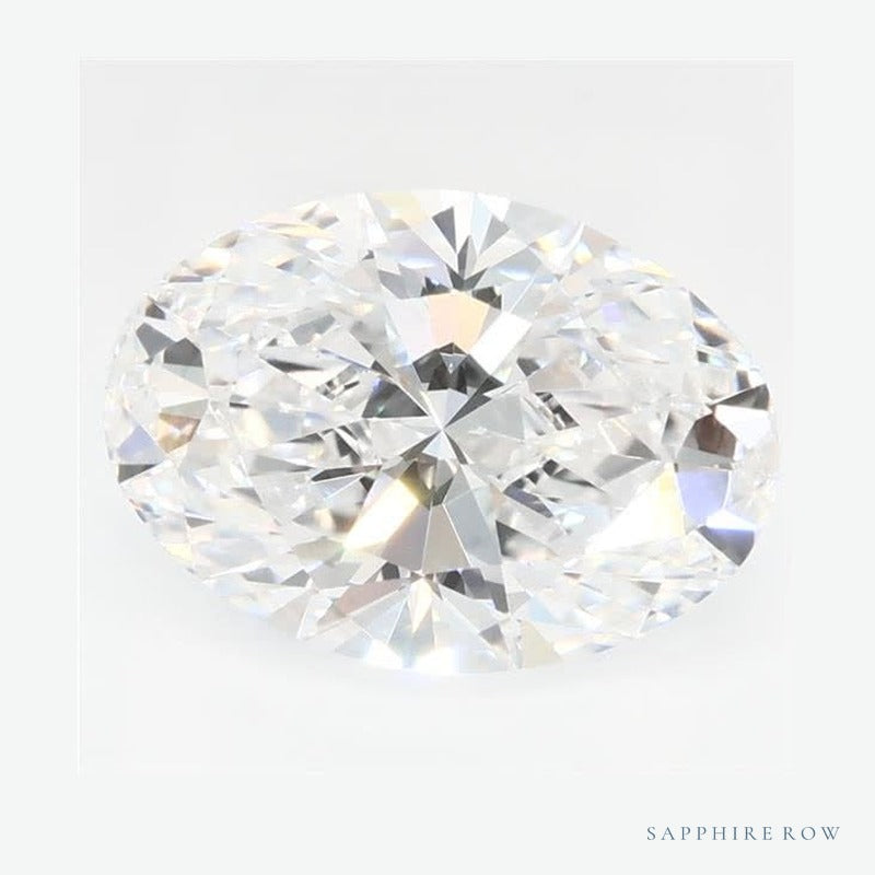 1.70 ct lab-grown diamond, oval cut | Sapphire Row · cut6