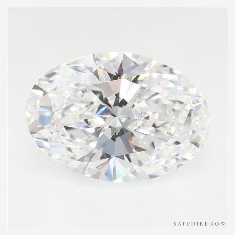 1.70 ct lab-grown diamond, oval cut | Sapphire Row · cut6