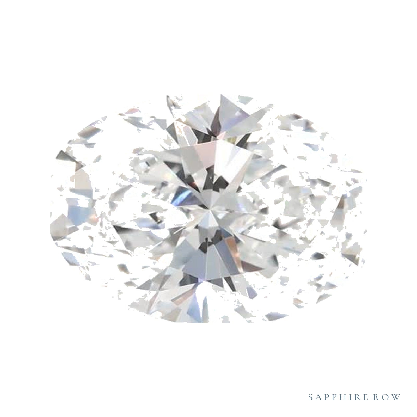 1.70 ct lab-grown diamond, oval cut | Sapphire Row · cut4