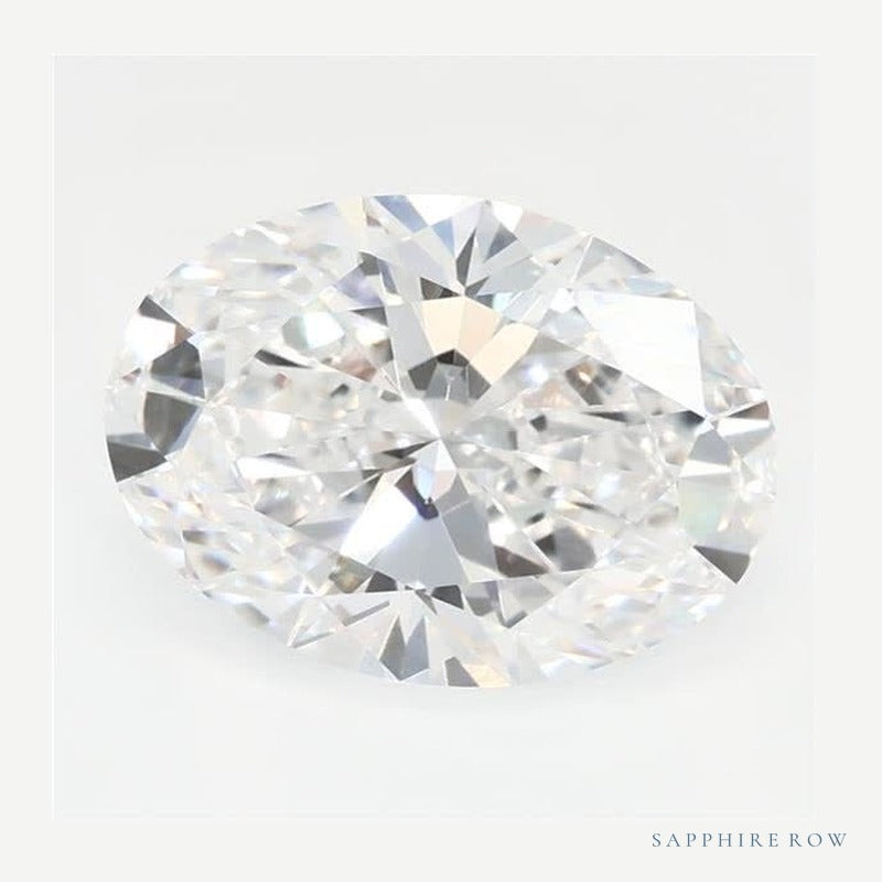 1.70 ct lab-grown diamond, oval cut | Sapphire Row · cut6