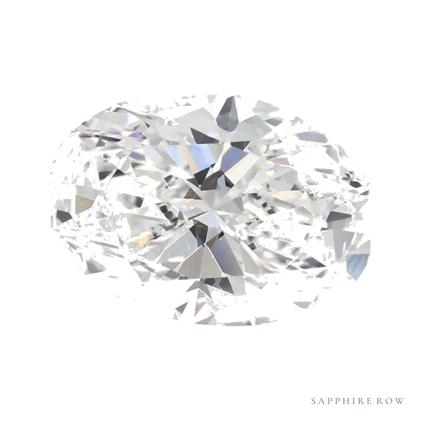 1.70 ct lab-grown diamond, oval cut | Sapphire Row · cut4