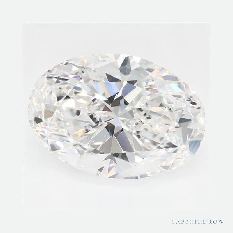1.70 ct lab-grown diamond, oval cut | Sapphire Row · cut6