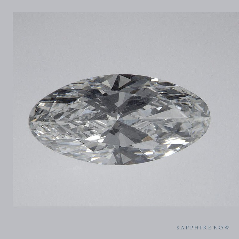 1.70 ct lab-grown diamond, elongated oval cut | Sapphire Row · cut6