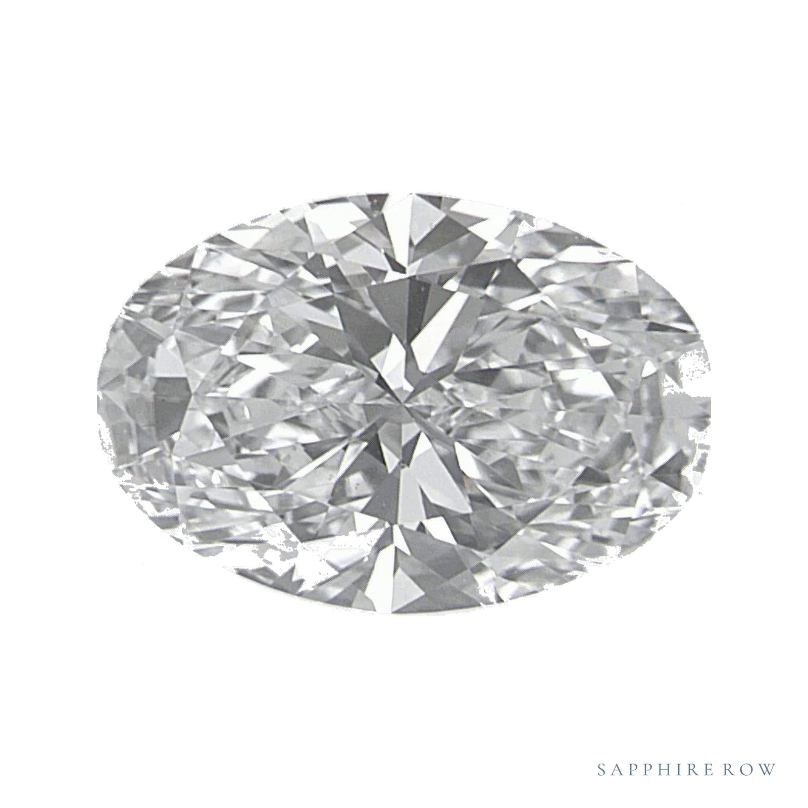 1.70 ct lab-grown diamond, oval cut | Sapphire Row · cut4