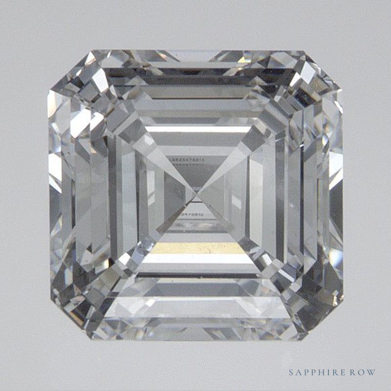 1.70 ct lab-grown diamond, asscher cut | Sapphire Row · cut6