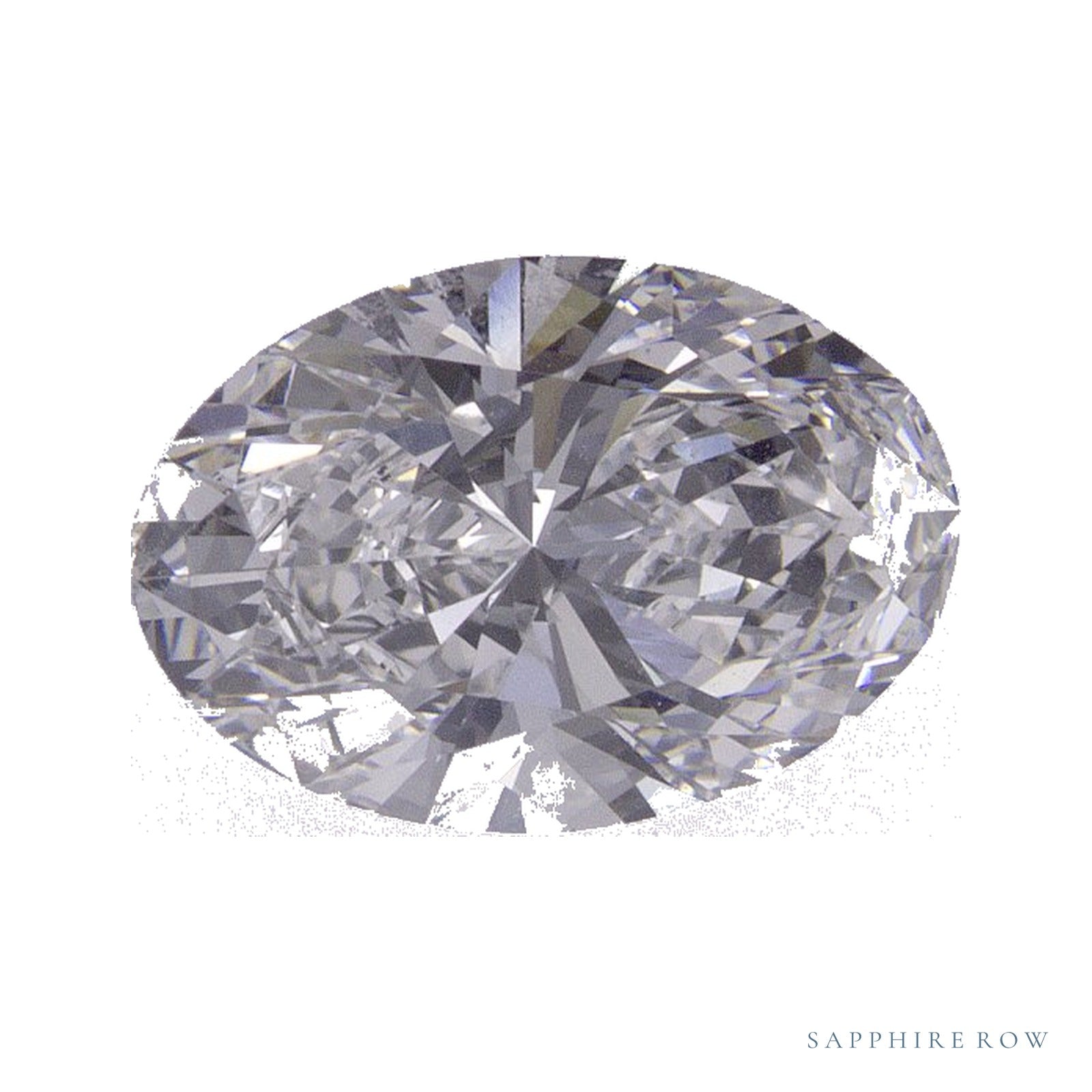 1.70 ct lab-grown diamond, oval cut | Sapphire Row · cut4