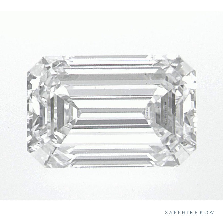 1.70 ct lab-grown diamond, emerald cut | Sapphire Row · cut7
