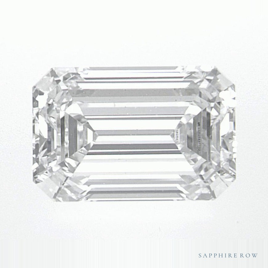1.70 ct lab-grown diamond, emerald cut | Sapphire Row · cut6