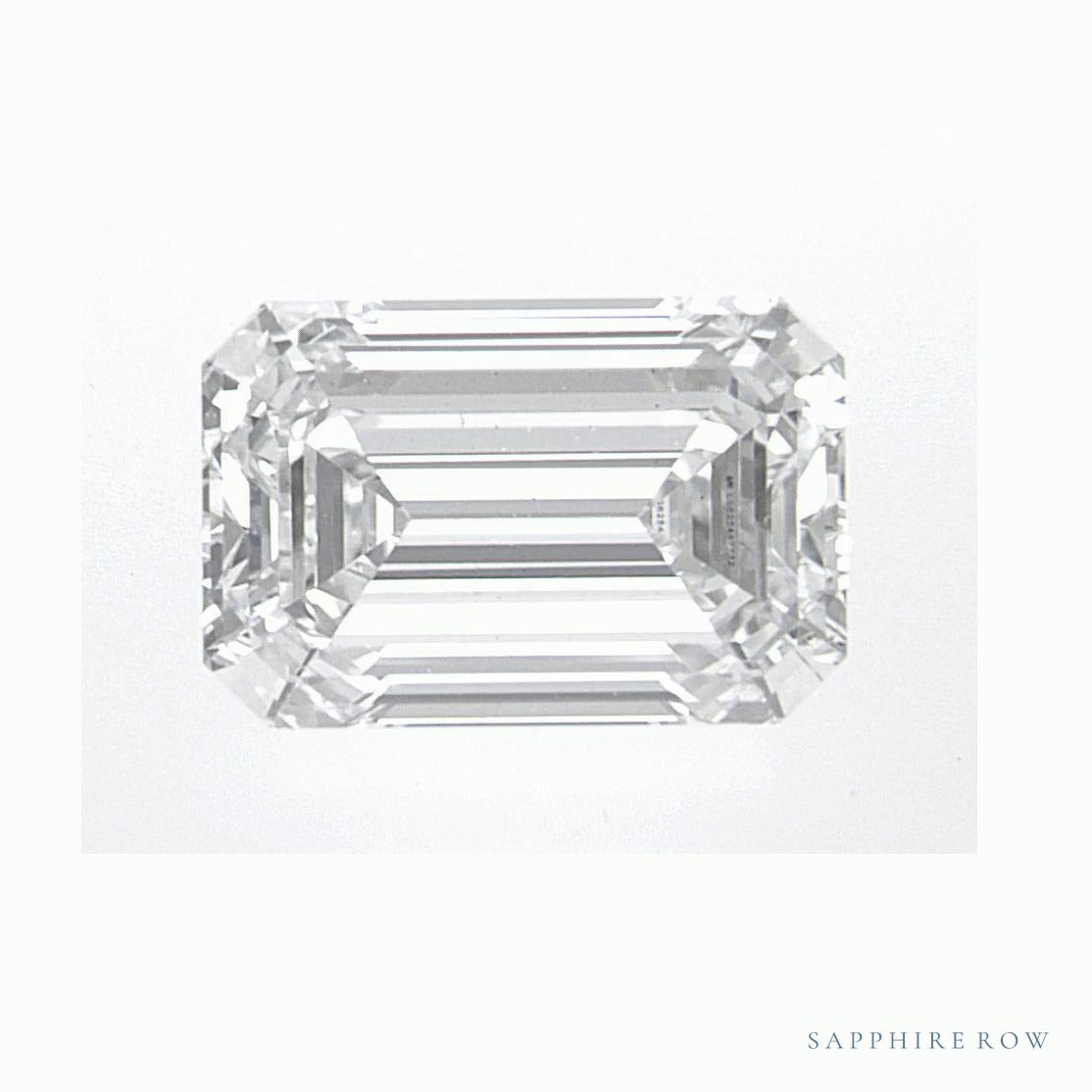 1.70 ct lab-grown diamond, emerald cut | Sapphire Row · cut6