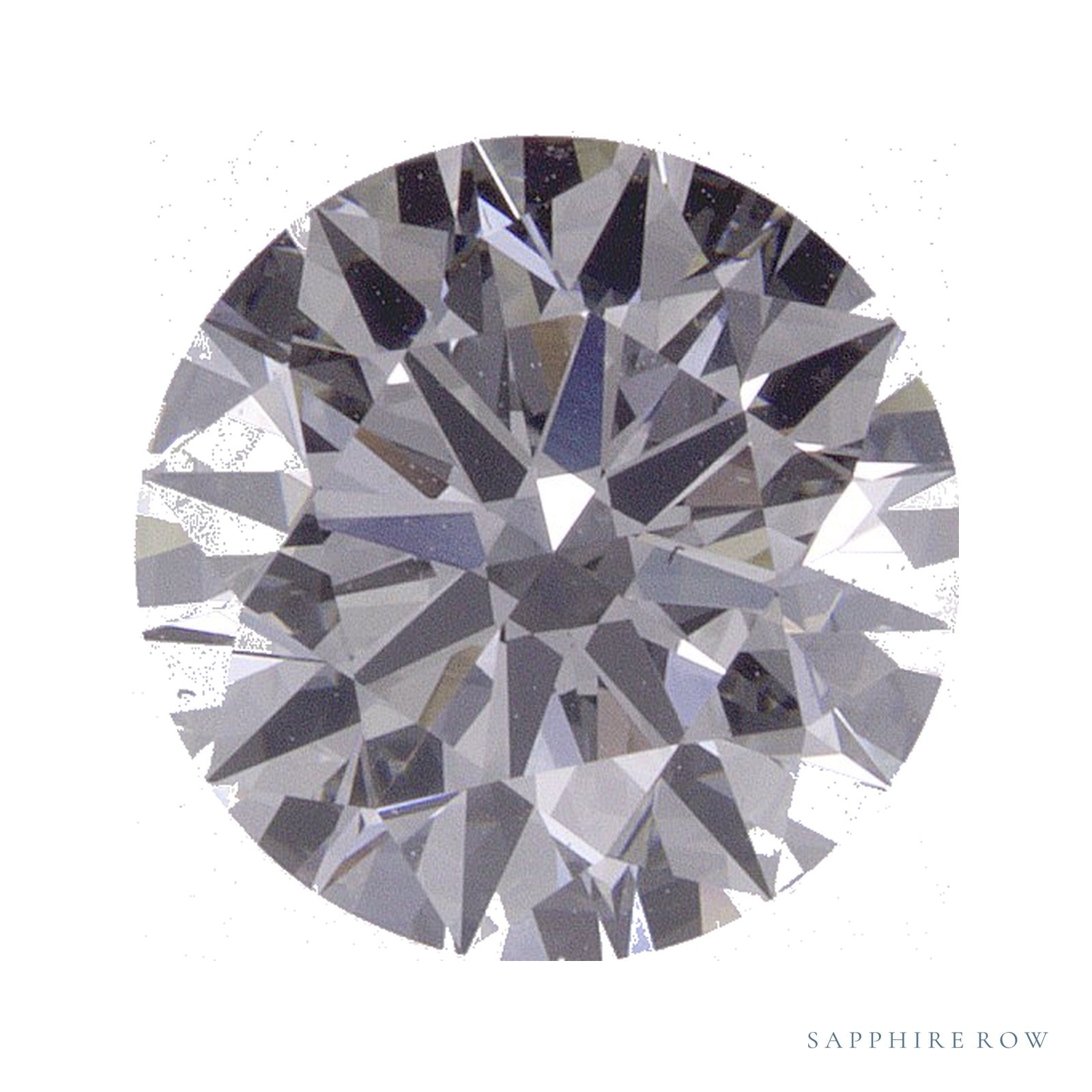 1.70 ct lab-grown diamond, round cut | Sapphire Row · cut4