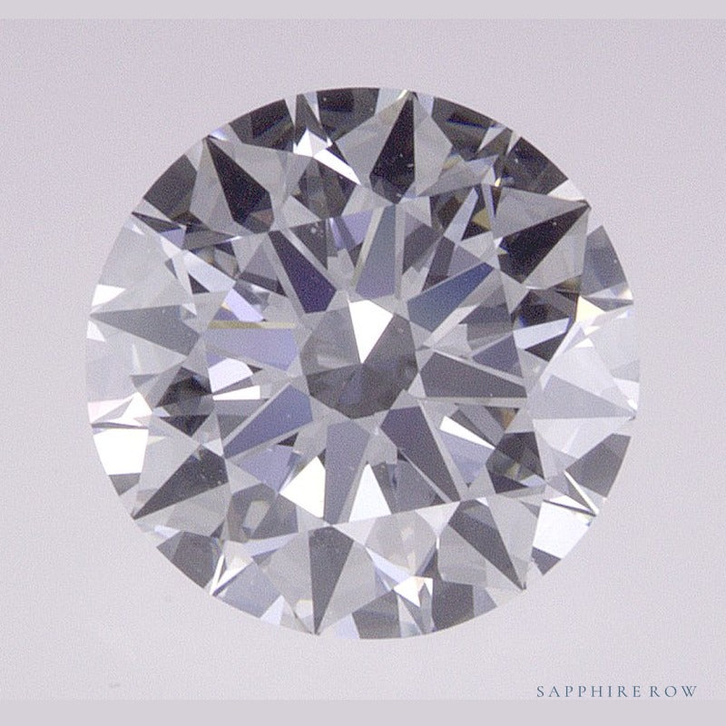 1.70 ct lab-grown diamond, round cut | Sapphire Row · cut6