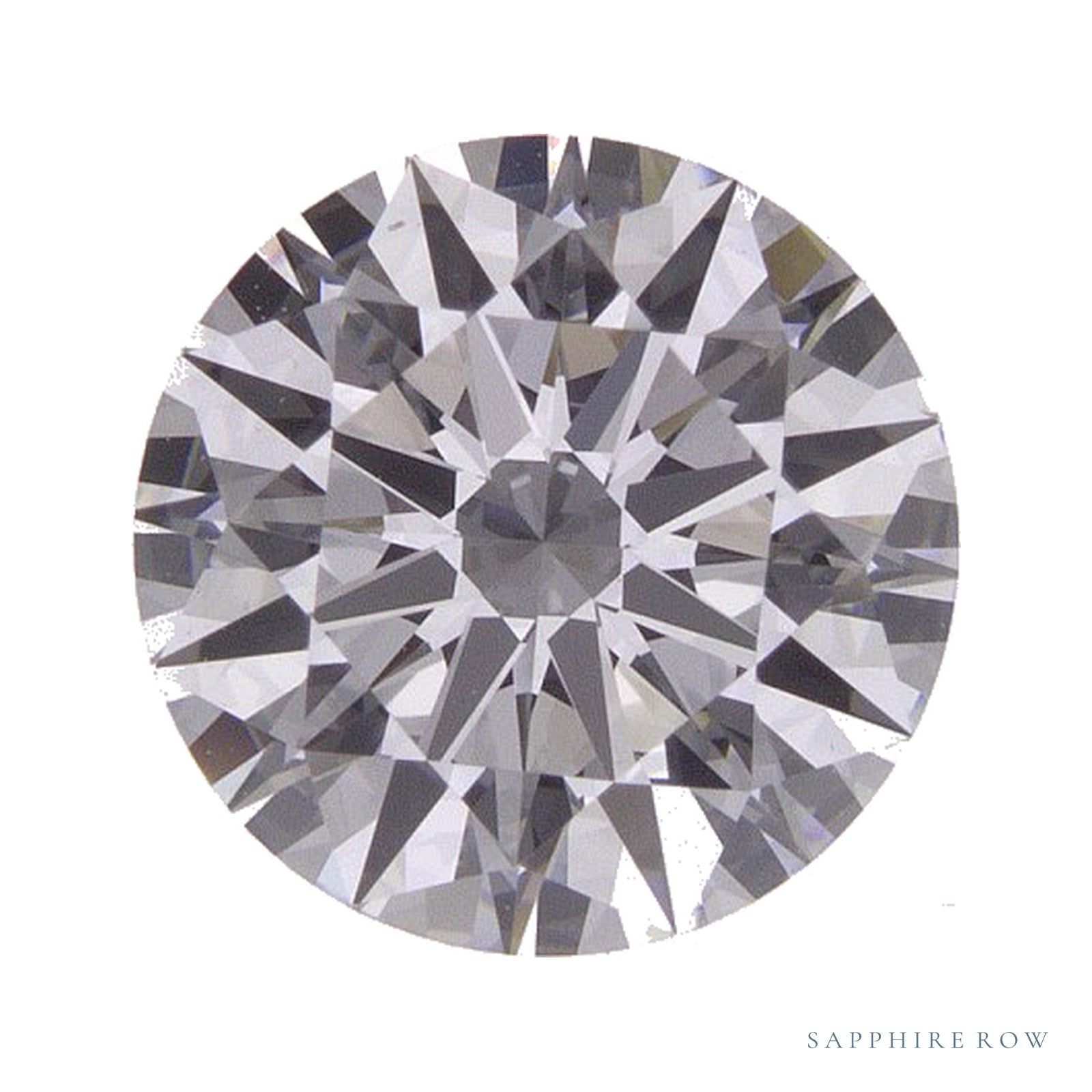 1.70 ct lab-grown diamond, round cut | Sapphire Row · cut4