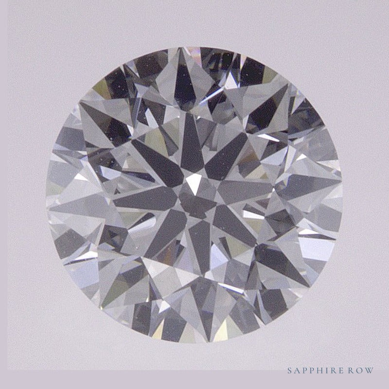 1.70 ct lab-grown diamond, round cut | Sapphire Row · cut6