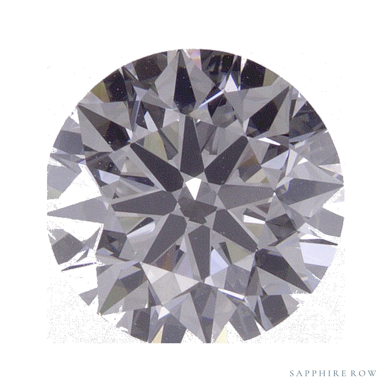 1.70 ct lab-grown diamond, round cut | Sapphire Row · cut4