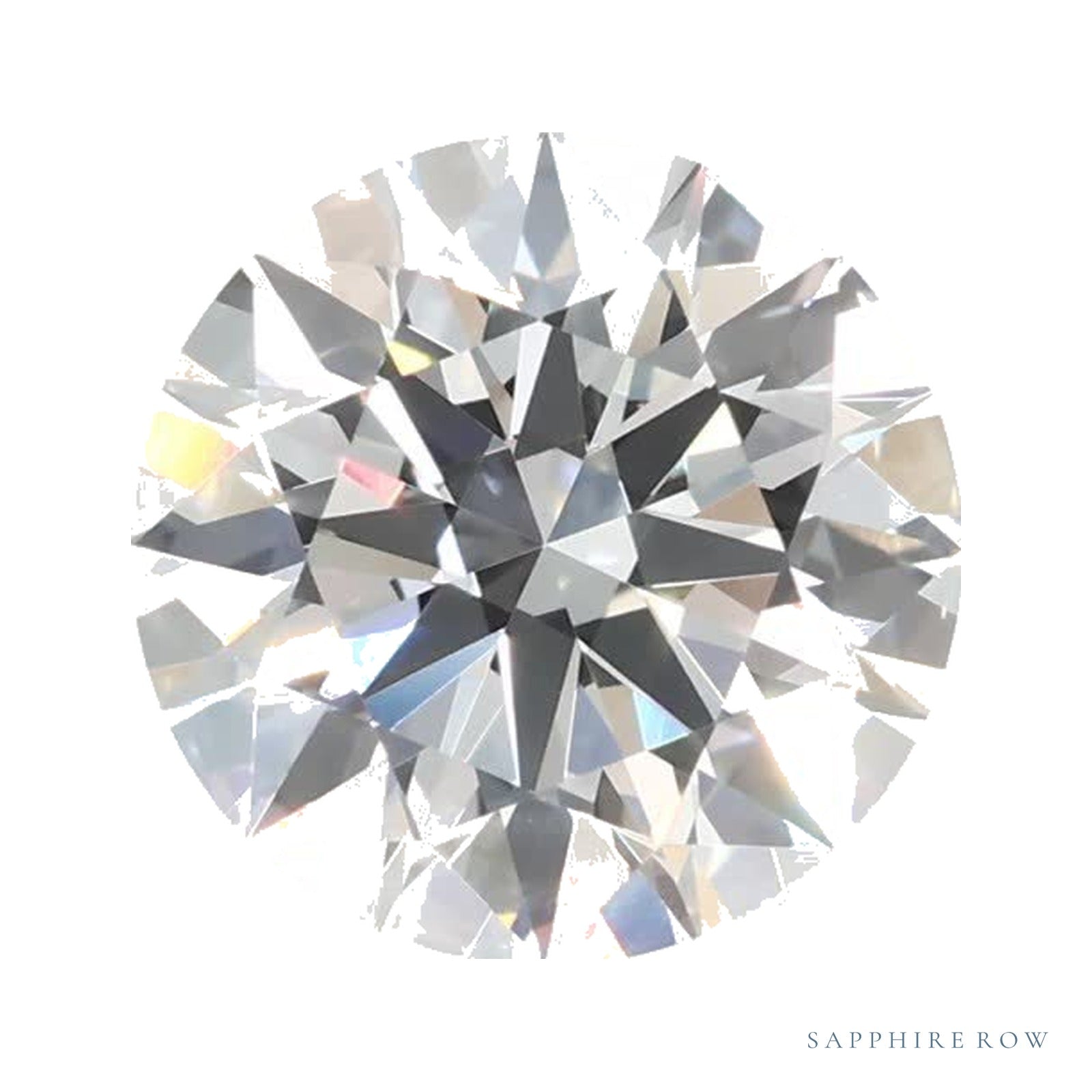 1.70 ct lab-grown diamond, round cut | Sapphire Row · cut4