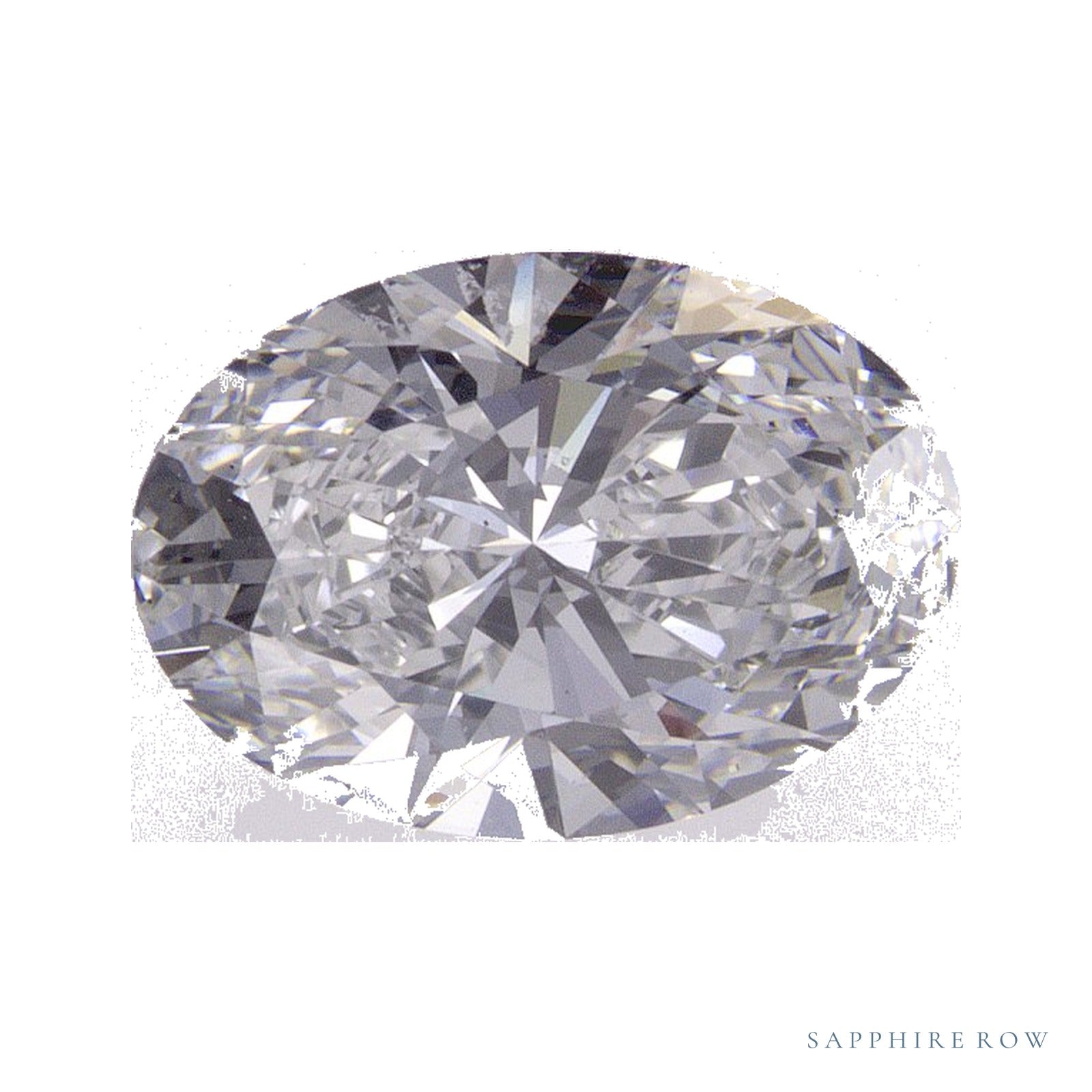 1.69 ct lab-grown diamond, oval cut | Sapphire Row · cut4