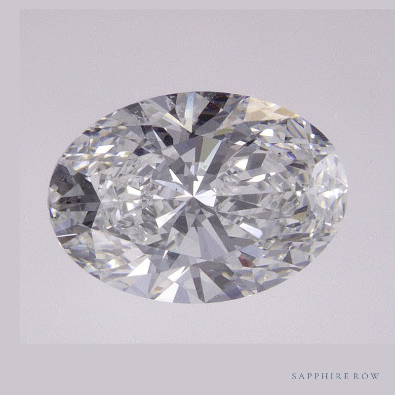 1.69 ct lab-grown diamond, oval cut | Sapphire Row · cut6