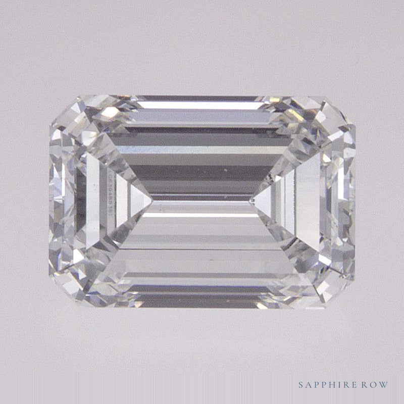 1.69 ct lab-grown diamond, emerald cut | Sapphire Row · cut6