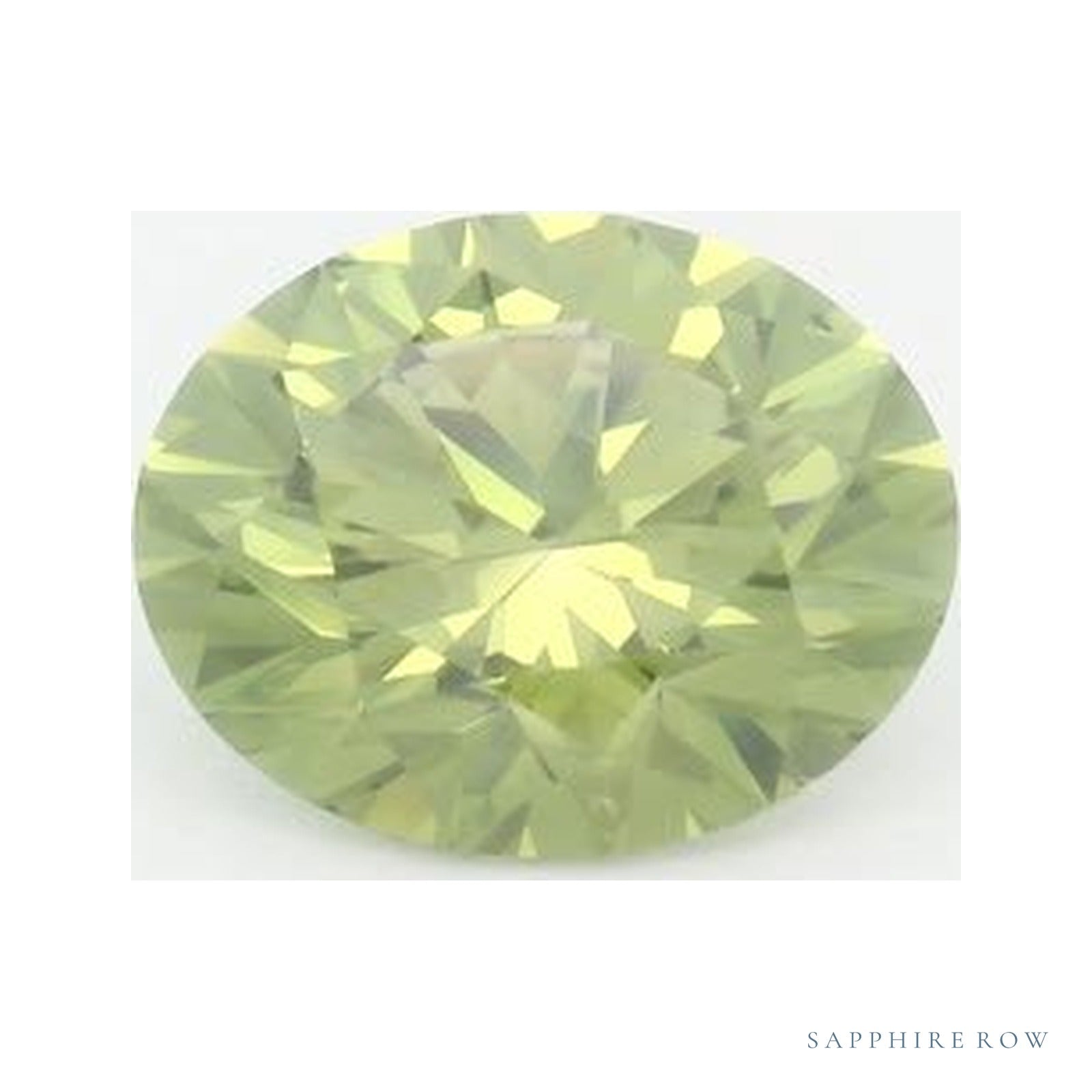 1.68 ct lab-grown fancy vivid green diamond, round cut | Sapphire Row · cut4