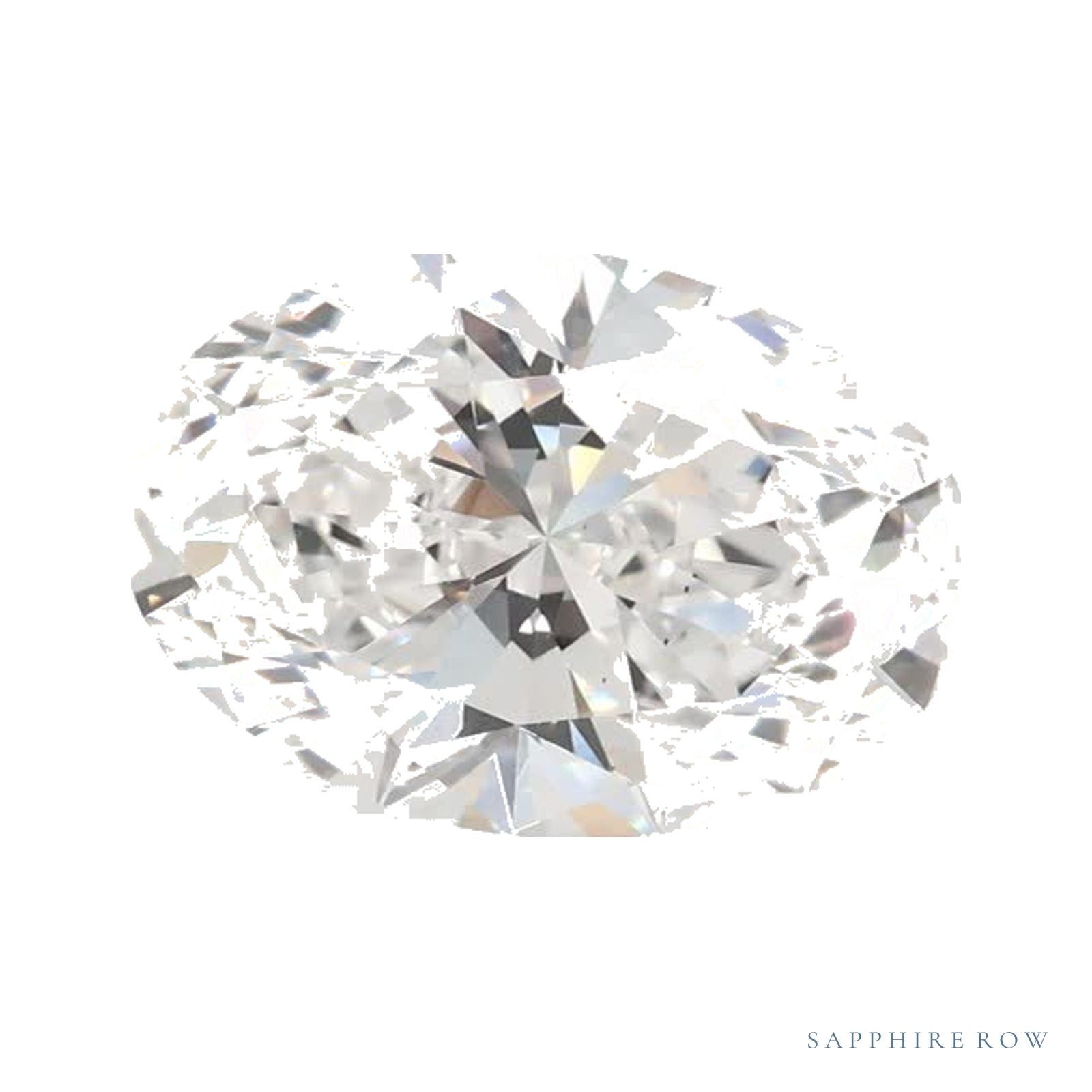 1.68 ct lab-grown diamond, oval cut | Sapphire Row · cut4