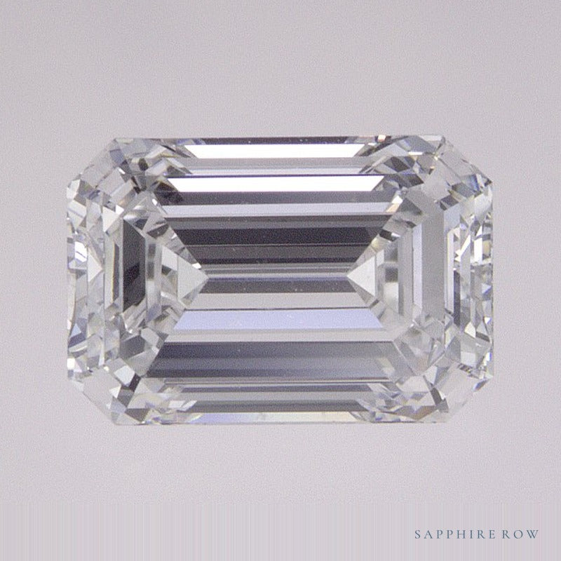 1.68 ct lab-grown diamond, emerald cut | Sapphire Row · cut7