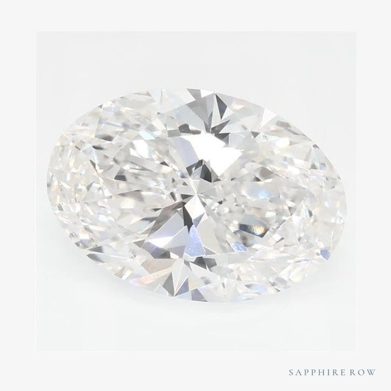 1.67 ct lab-grown diamond, oval cut | Sapphire Row · cut6