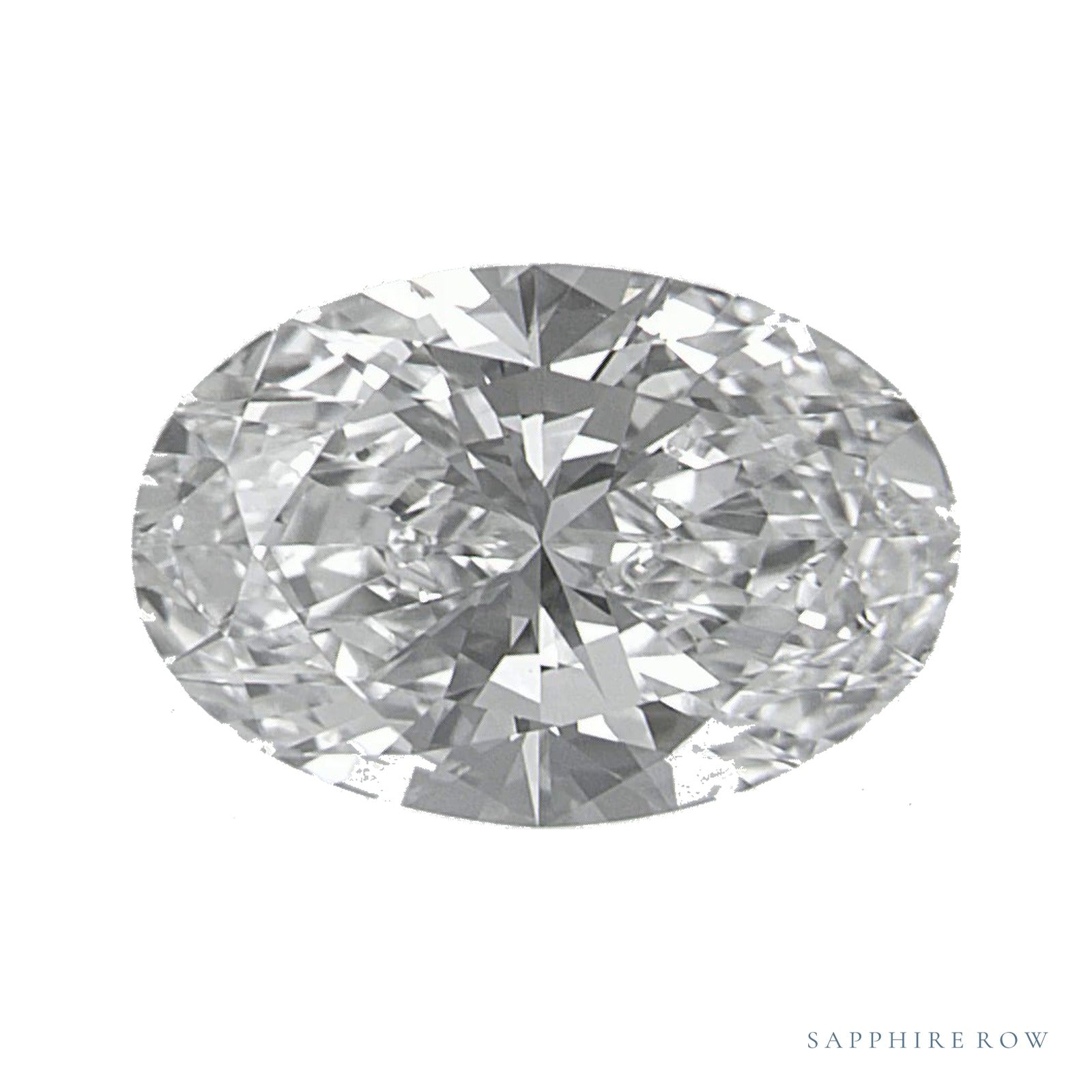 1.67 ct lab-grown diamond, oval cut | Sapphire Row · cut4