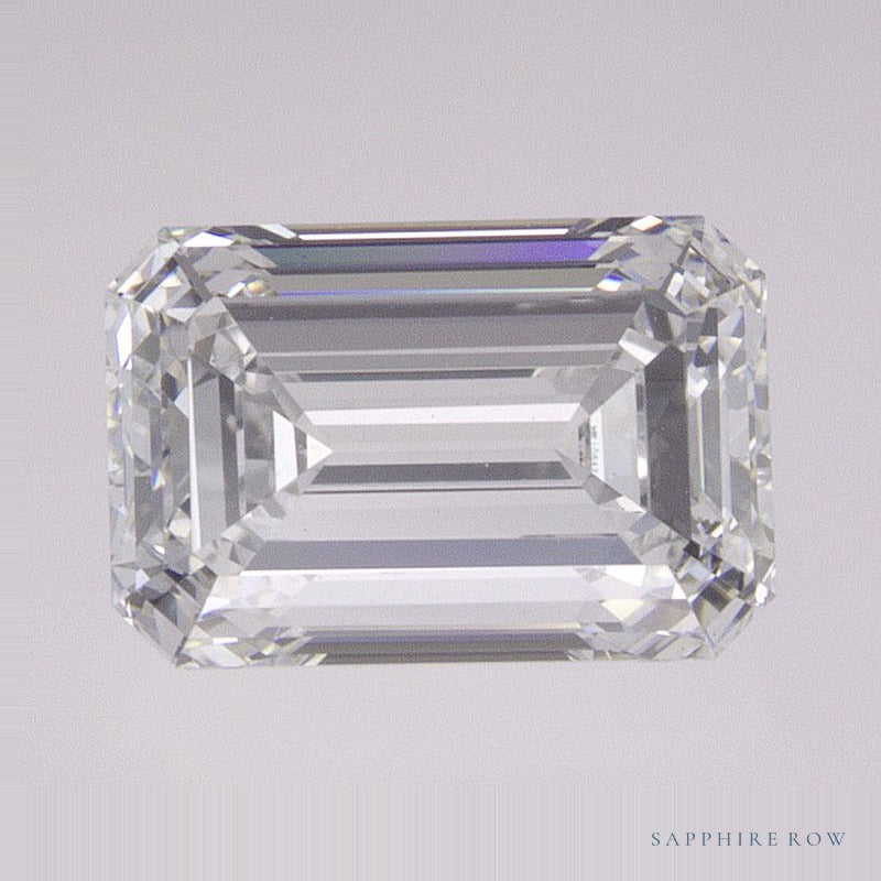 1.67 ct lab-grown diamond, emerald cut | Sapphire Row · cut6
