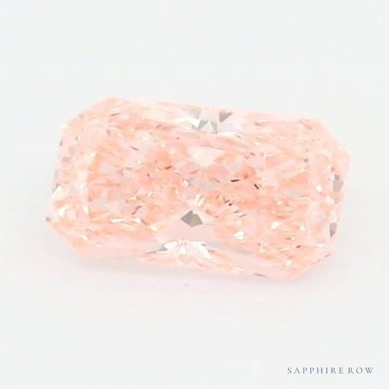 1.66 ct lab-grown fancy vivid pink diamond, radiant cut | Sapphire Row · cut7