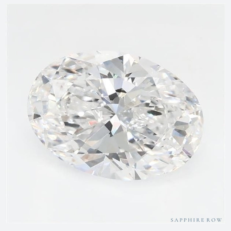 1.66 ct lab-grown diamond, oval cut | Sapphire Row · cut6