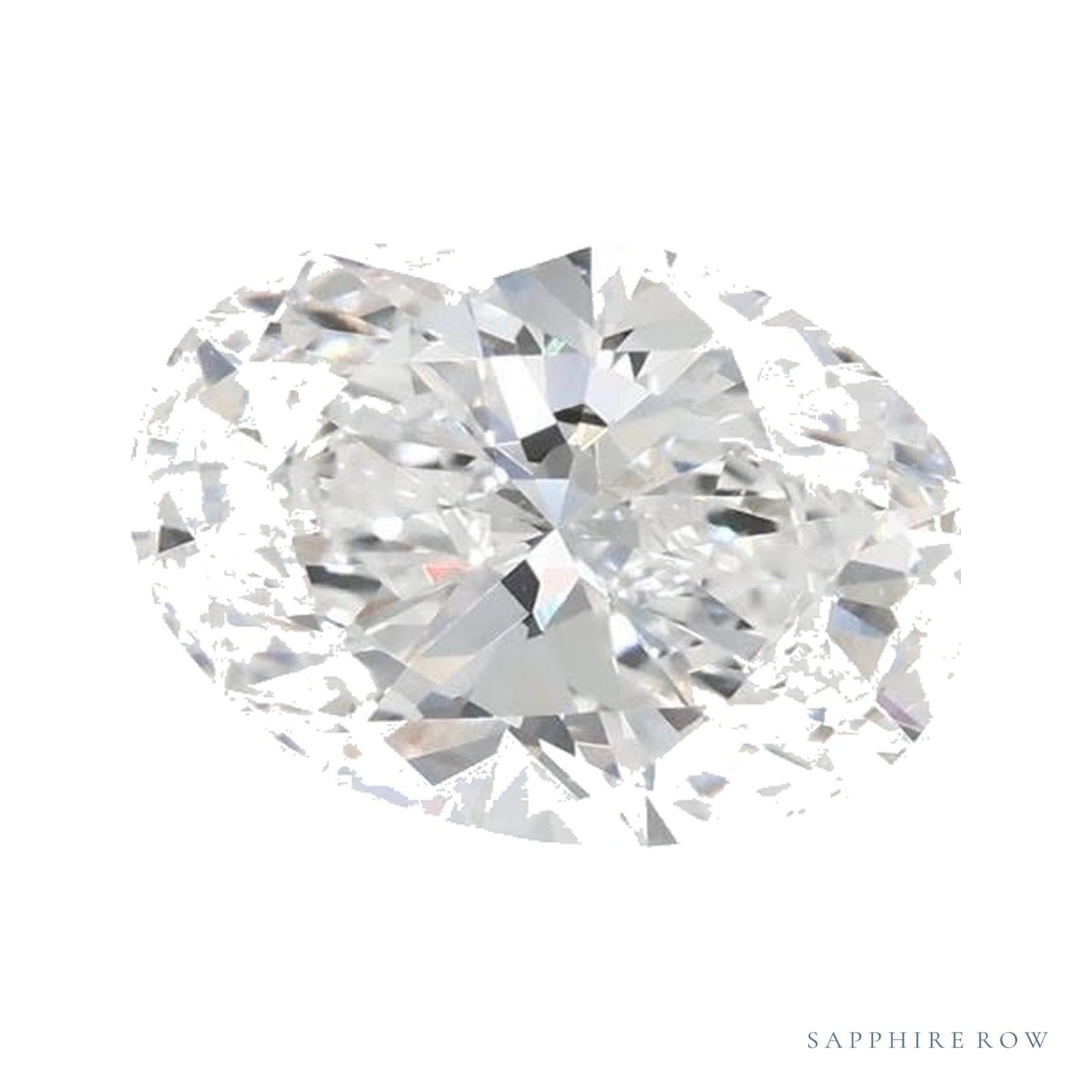 1.66 ct lab-grown diamond, oval cut | Sapphire Row · cut4