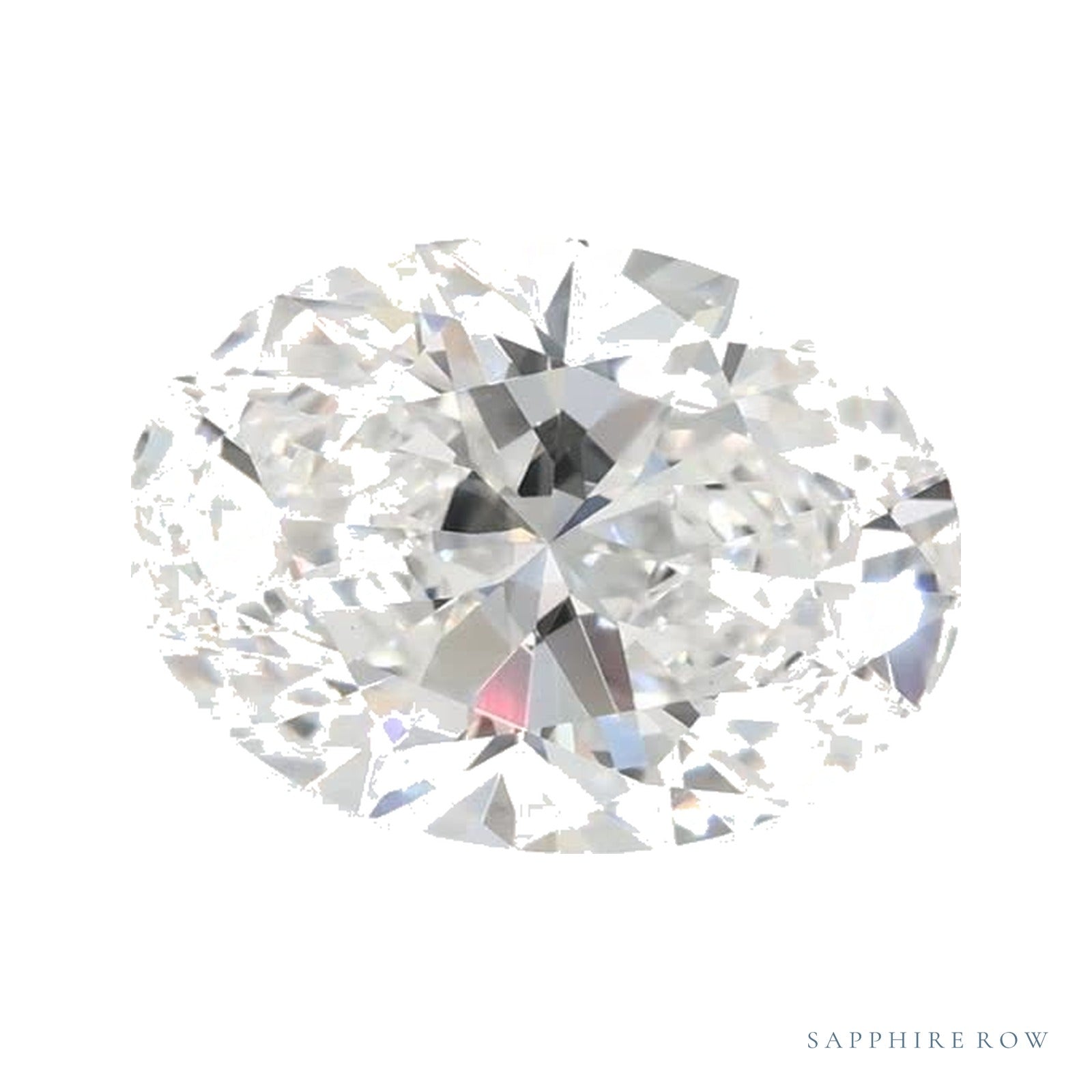 1.66 ct lab-grown diamond, oval cut | Sapphire Row · cut4