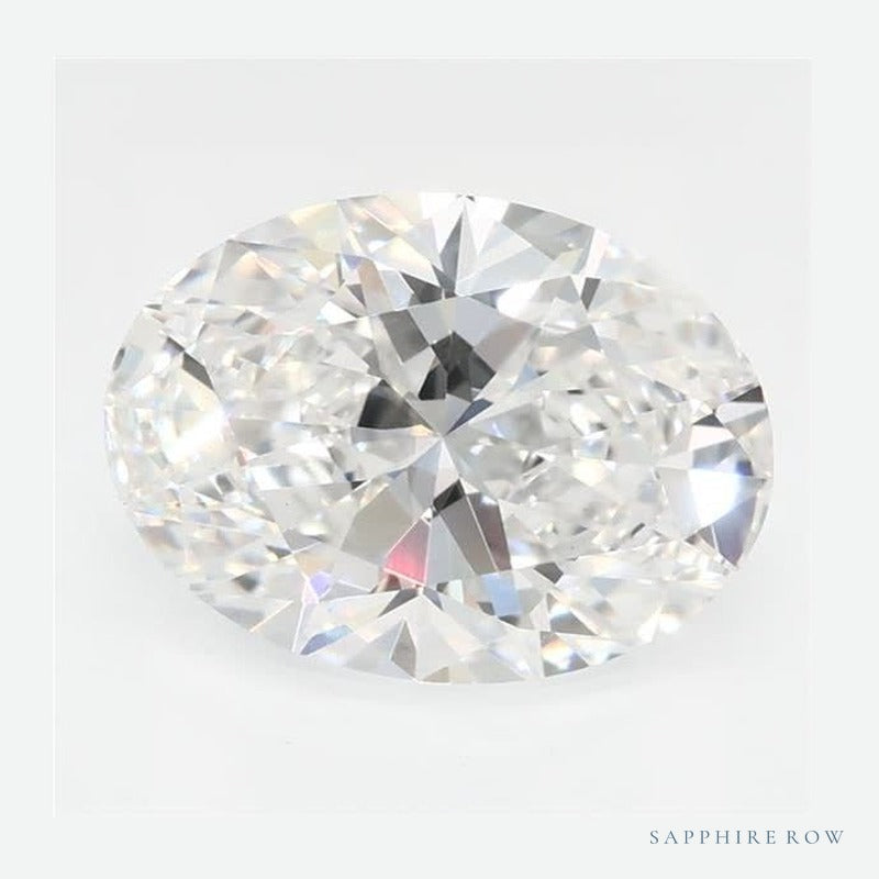 1.66 ct lab-grown diamond, oval cut | Sapphire Row · cut6
