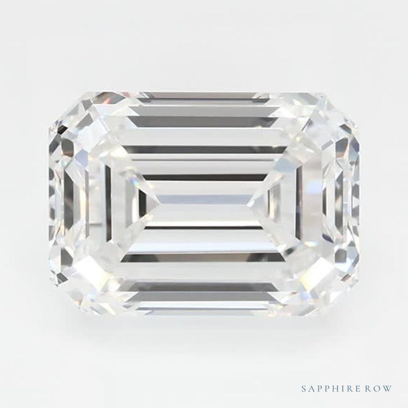 1.66 ct lab-grown diamond, emerald cut | Sapphire Row · cut7