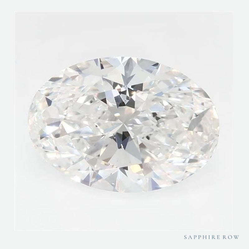 1.66 ct lab-grown diamond, oval cut | Sapphire Row · cut6