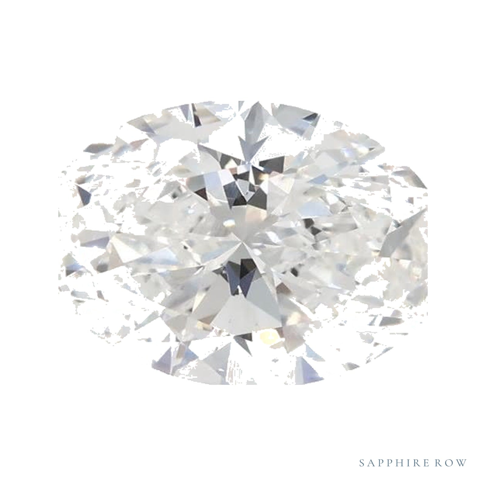 1.66 ct lab-grown diamond, oval cut | Sapphire Row · cut4