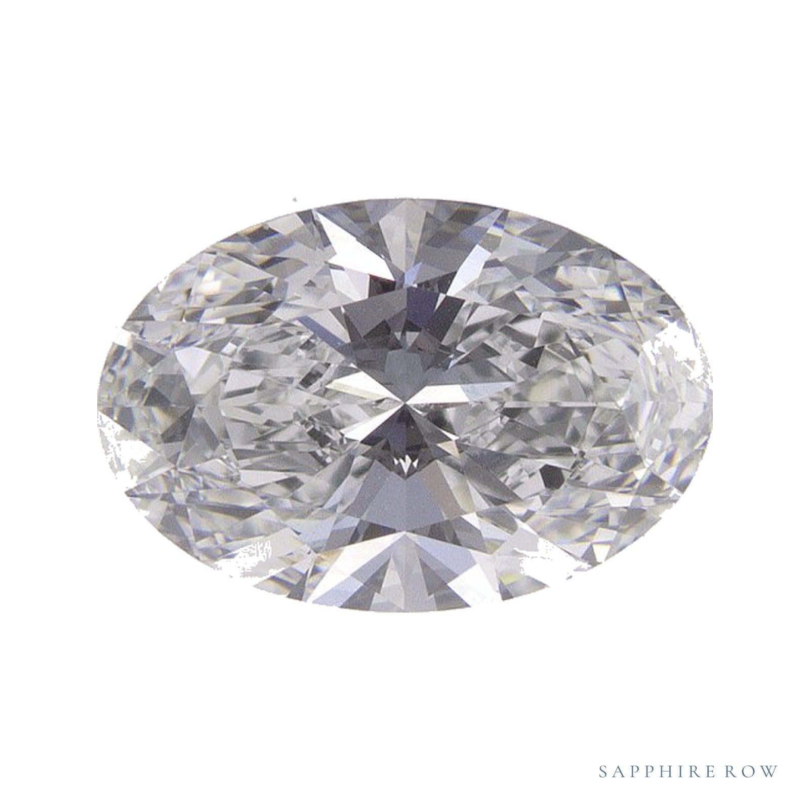 1.66 ct lab-grown diamond, oval cut | Sapphire Row · cut4
