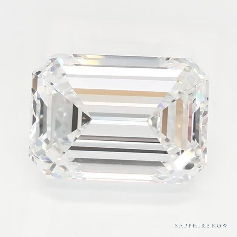 1.66 ct lab-grown diamond, emerald cut | Sapphire Row · cut6