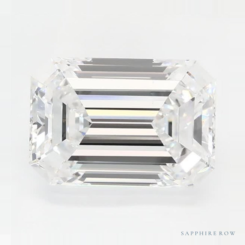 1.65 ct Emerald Lab-Grown Diamond – D VVS2 – Step-cut – GCAL Certified — Sapphire Row · cut7